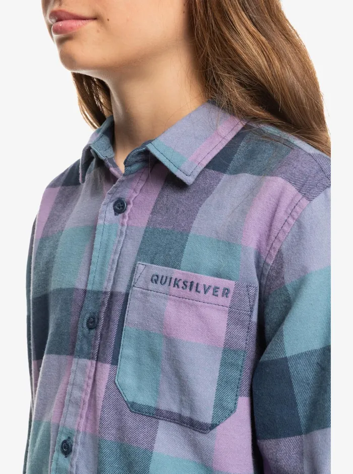 Boys Quiksilver Shirts Boy039s 816 Motherfly Long Sleeve Flannel Shirt Insignia Blue Motherfly Boys Quiksilver Shirts Boy039s 816 Motherfly Long Sleeve Flannel Shirt Insignia Blue Motherfly