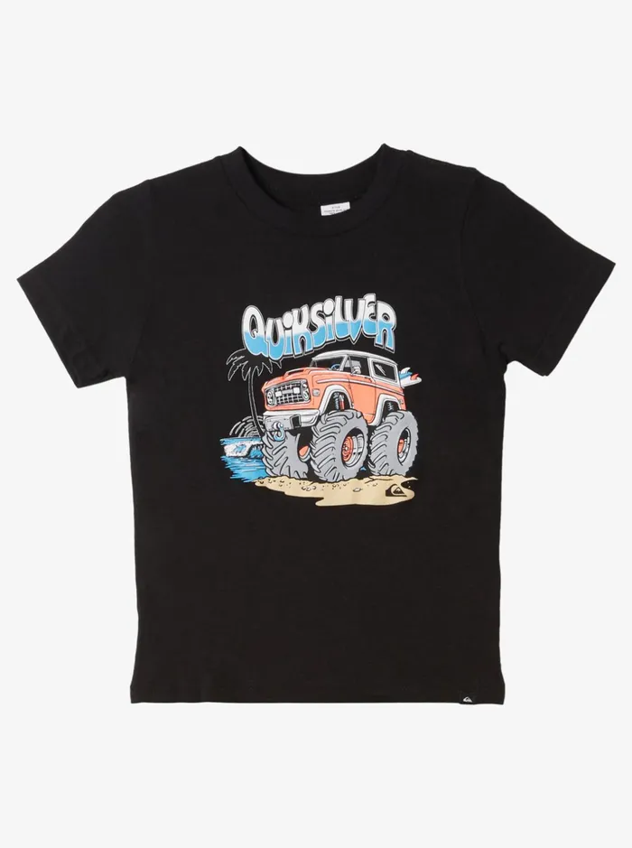 Boys Quiksilver Tees Boy039s 27 Double Parked TShirt Black