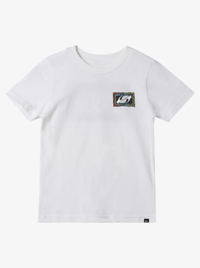 Boys Quiksilver Tees Boy039s 27 Echoed Beat TShirt White
