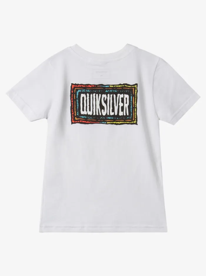 Boys Quiksilver Tees Boy039s 27 Echoed Beat TShirt White Boys Quiksilver Tees Boy039s 27 Echoed Beat TShirt White