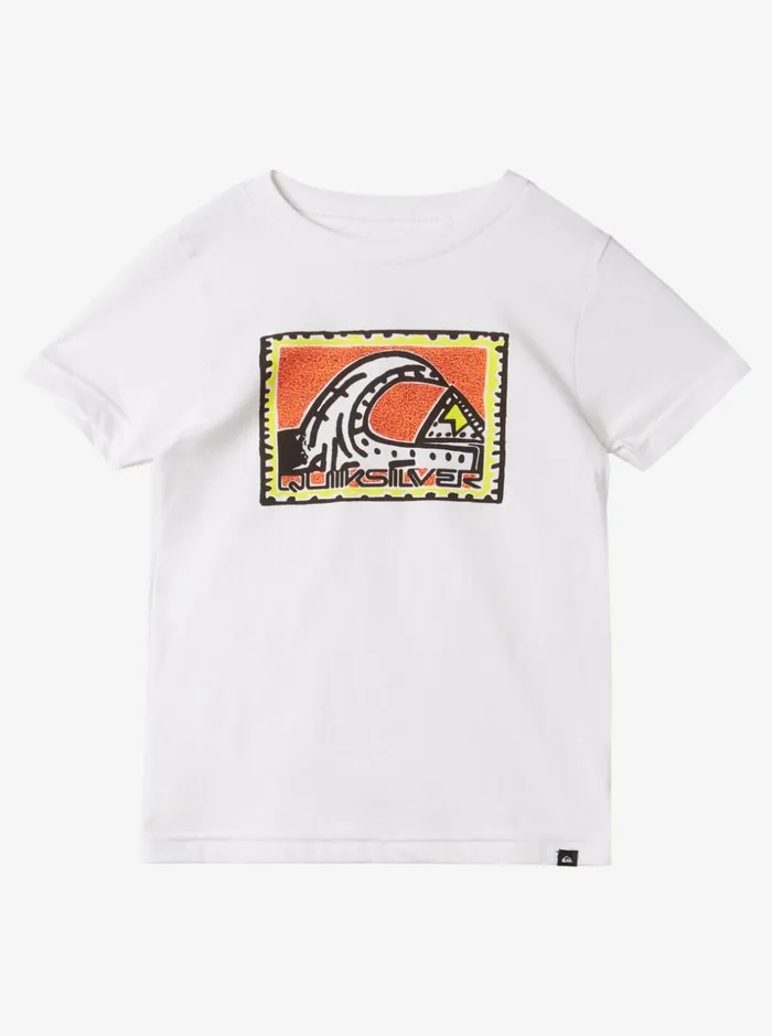 Boys Quiksilver Tees Boy039s 27 Rad Heritage Tshirt White