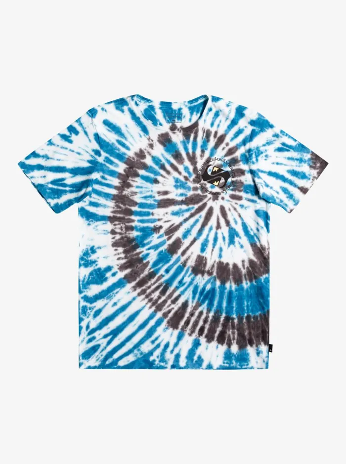 Boys Quiksilver Tees Boy039s 816 In Circles Ss Yth Screen Tee Sea Port