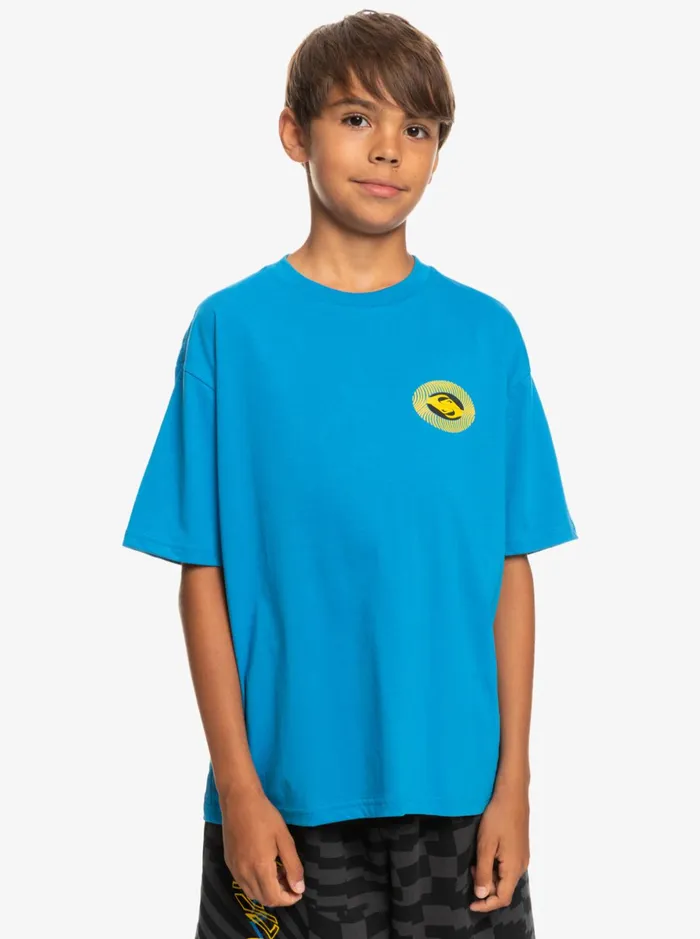 Boys Quiksilver Tees Boy039s 816 Kaleidoscope TShirt French Blue Boys Quiksilver Tees Boy039s 816 Kaleidoscope TShirt French Blue