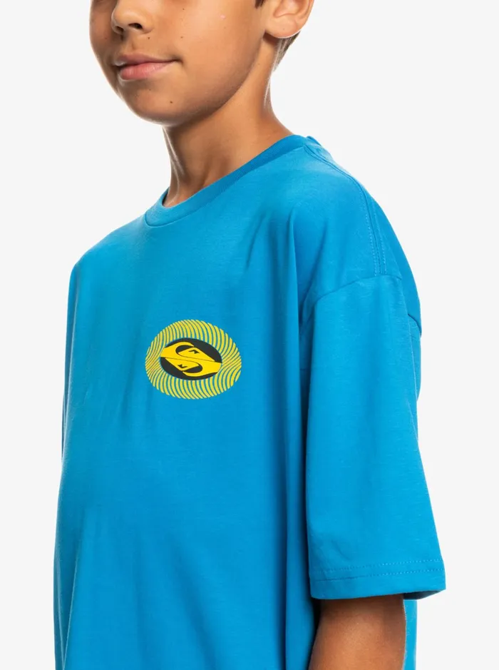 Boys Quiksilver Tees Boy039s 816 Kaleidoscope TShirt French Blue Boys Quiksilver Tees Boy039s 816 Kaleidoscope TShirt French Blue