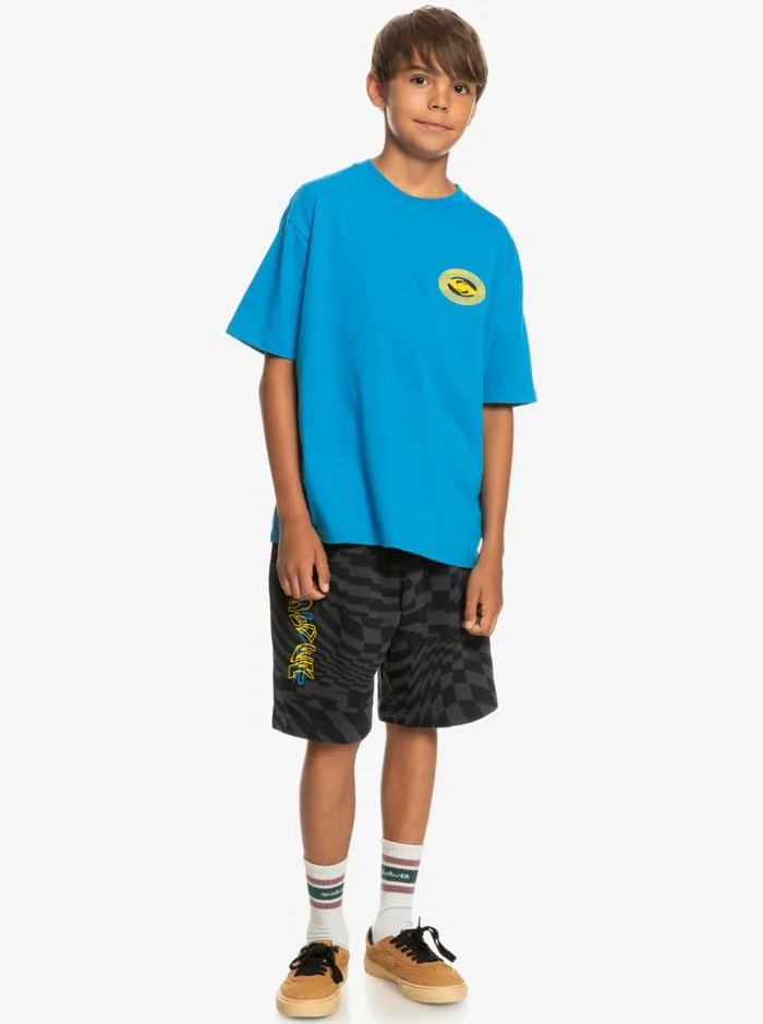Boys Quiksilver Tees Boy039s 816 Kaleidoscope TShirt French Blue Boys Quiksilver Tees Boy039s 816 Kaleidoscope TShirt French Blue