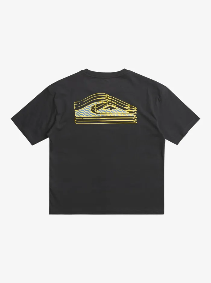 Boys Quiksilver Tees Boy039s 816 Repeater TShirt Black Boys Quiksilver Tees Boy039s 816 Repeater TShirt Black
