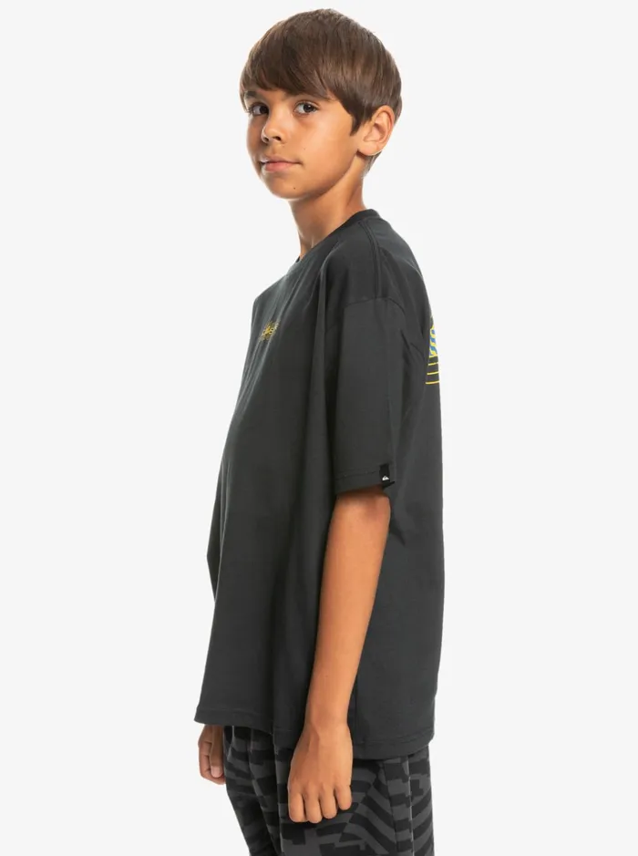 Boys Quiksilver Tees Boy039s 816 Repeater TShirt Black Boys Quiksilver Tees Boy039s 816 Repeater TShirt Black