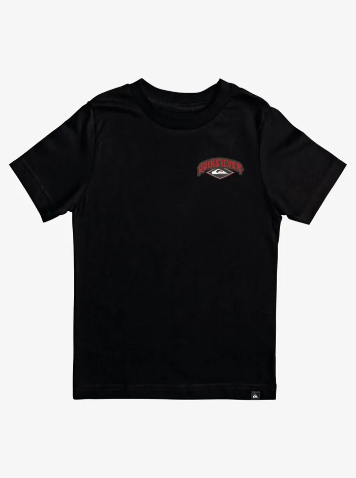 Boys Quiksilver Tees Boy039s 816 Surfer Oftune Tshirt Black
