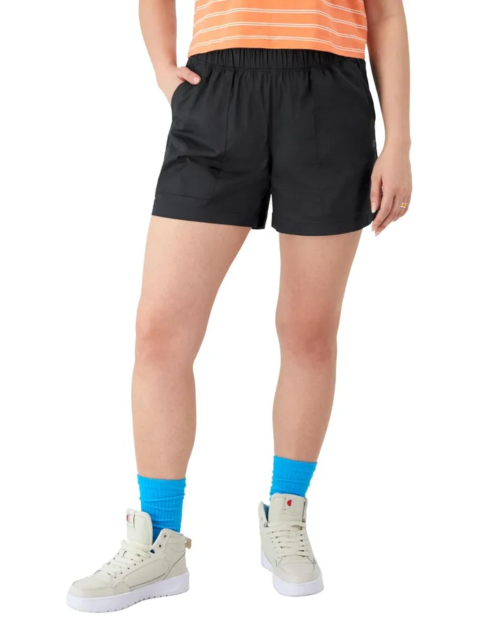 Campus Shorts C Logo 4034 Black Women Champion Shorts