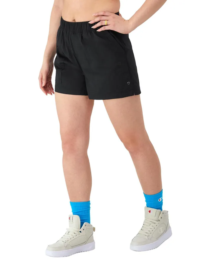 Campus Shorts C Logo 4034 Black Women Champion Shorts