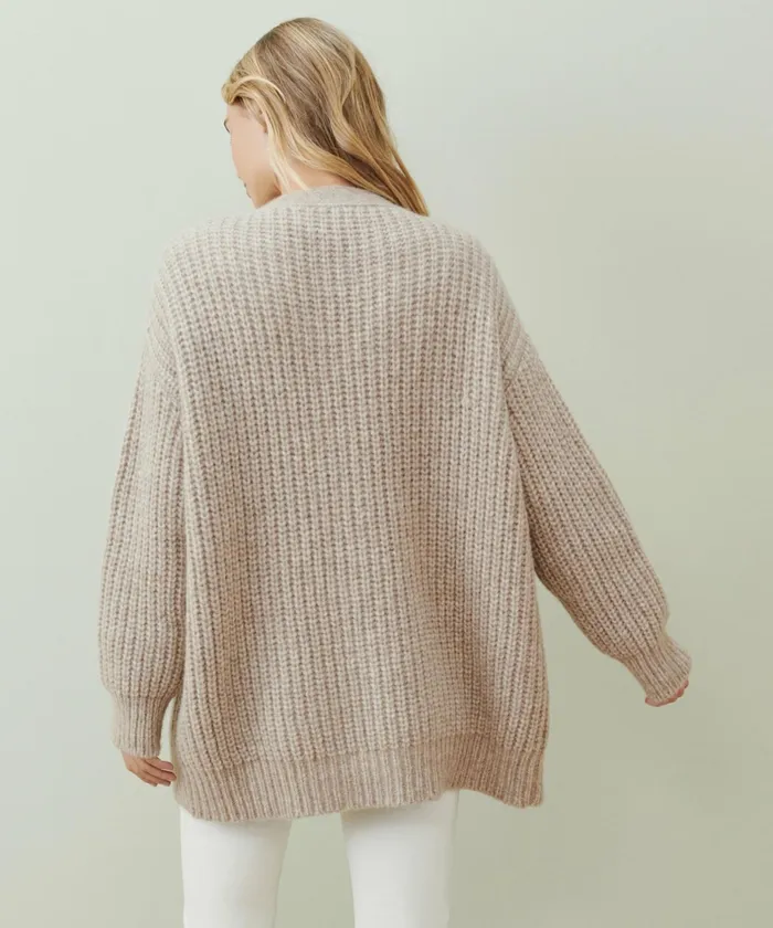 Cardigans Women Jenni Kayne Alpaca Cocoon Cardigan Oatmeal