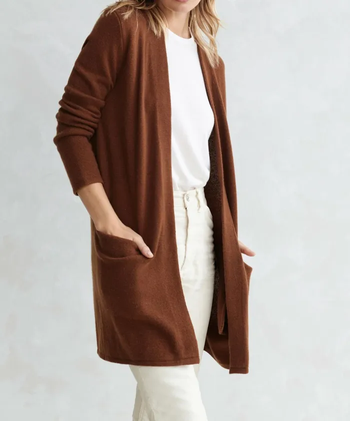Cardigans Women Jenni Kayne Cashmere Sweater Coat Cinnamon