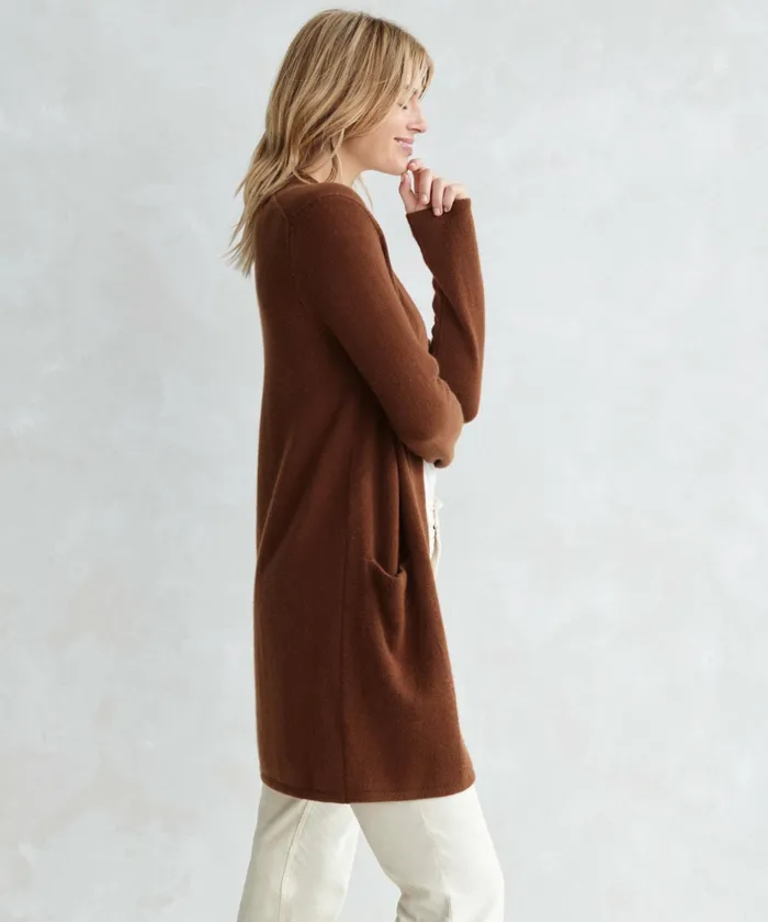 Cardigans Women Jenni Kayne Cashmere Sweater Coat Cinnamon