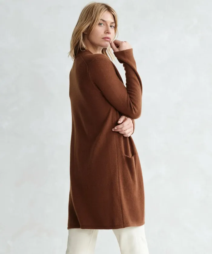 Cardigans Women Jenni Kayne Cashmere Sweater Coat Cinnamon