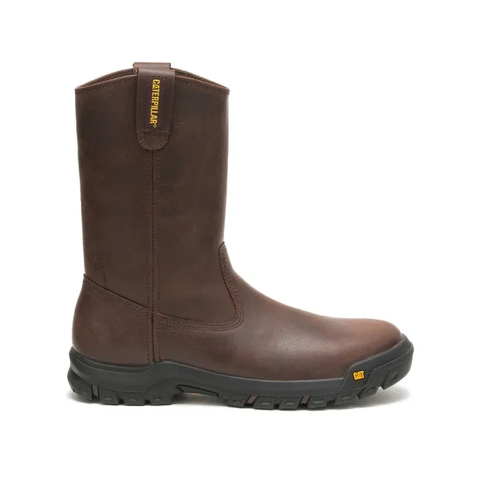 Cat Footwear Boots Men039s Drawbar PullOn Work Boot Summer Brown 8211 Men