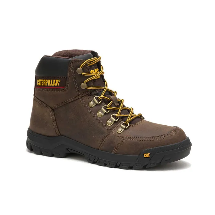 Cat Footwear Boots Men039s Outline Work Boot Seal Brown 8211 Men