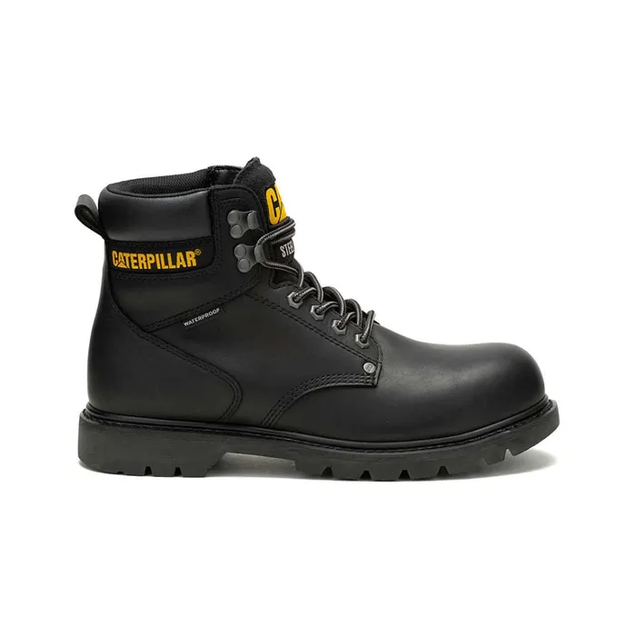 Cat Footwear Boots Men039s Second Shift Waterproof Steel Toe Work Boot Black 8211 Men