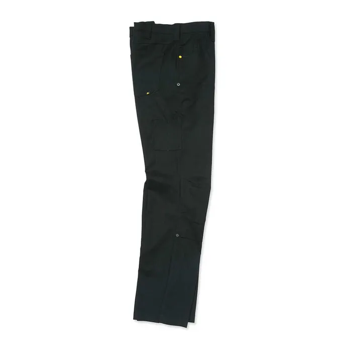 Cat Footwear Pants Men039s Double Front Stretch Canvas Straight Fit Utility Pant Black 8211 Men
