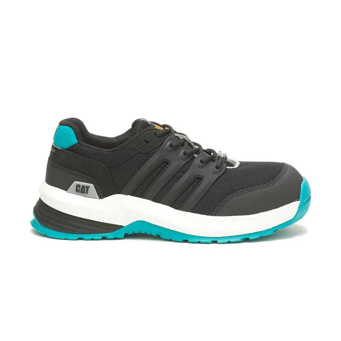 Cat Footwear Shoes Women039s Streamline 20 Composite Toe Work Shoe Blackteal 8211 Women