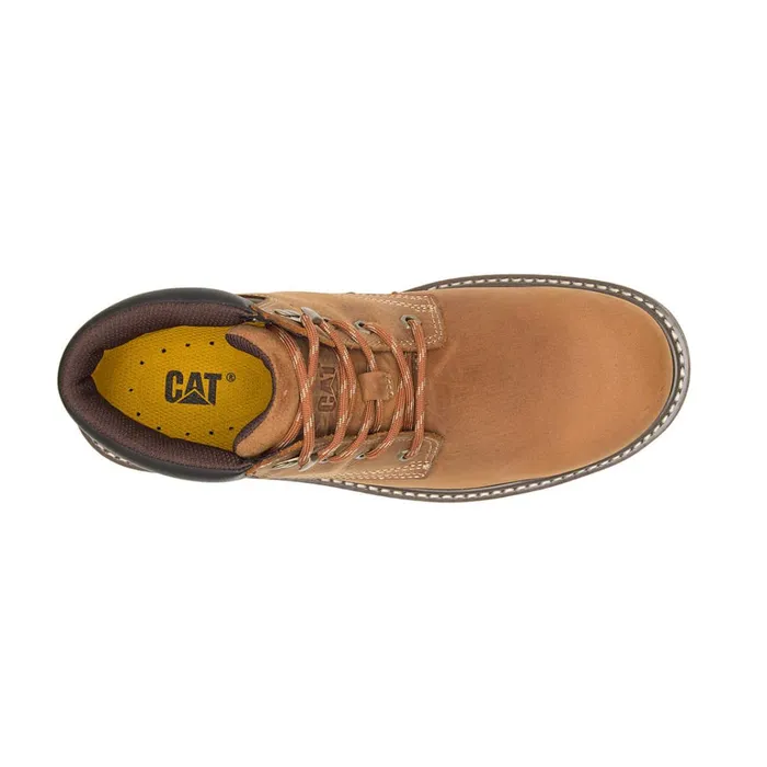 Cat Footwear Soft Toe Men039s Outbase Waterproof Work Boot Brown 8211 Men