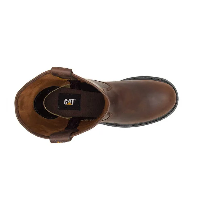 Cat Footwear Soft Toe Men039s Revolver Work Boot Brown 8211 Men