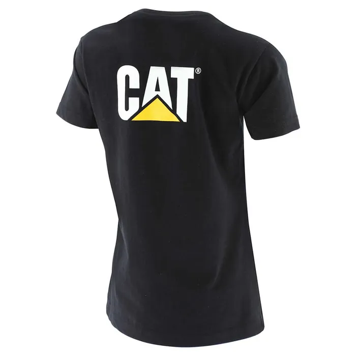 Cat Footwear Tops and Outerwear Women039s Trademark Tee Black 8211 Women