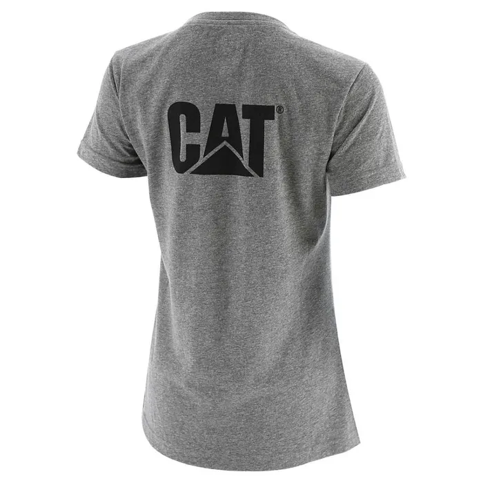 Cat Footwear Tops and Outerwear Women039s Trademark Tee Grey 8211 Women