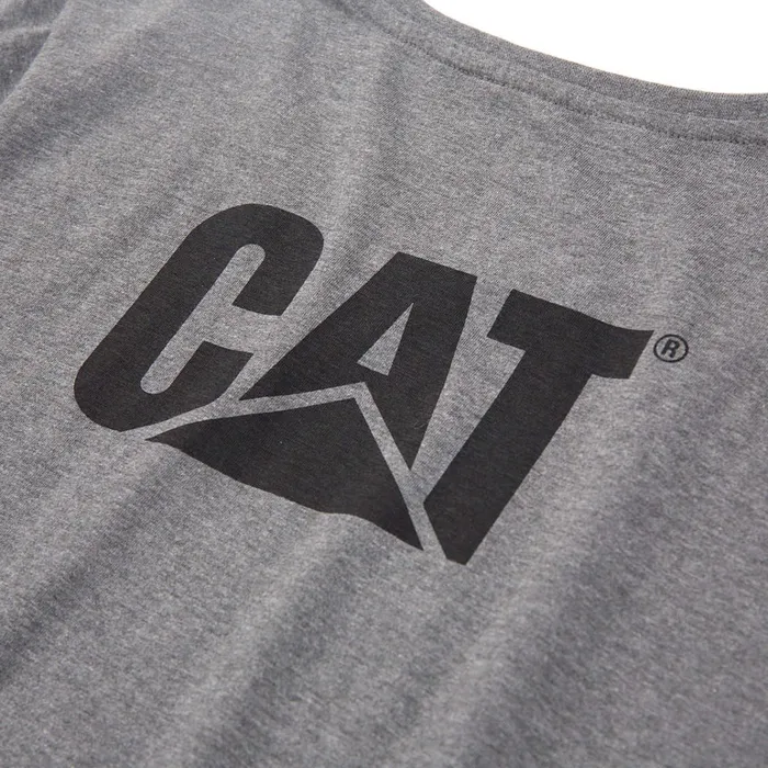 Cat Footwear Tops and Outerwear Women039s Trademark Tee Grey 8211 Women