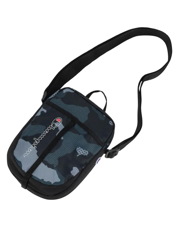 Center Crossbody Bag Script Logo Blackgrey MenWomen Champion Bags and Backpacks