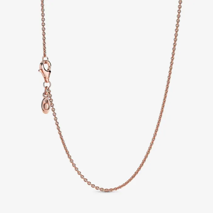 Chain Necklaces Women Pandora Classic Cable Chain Necklace Rose Gold Plated