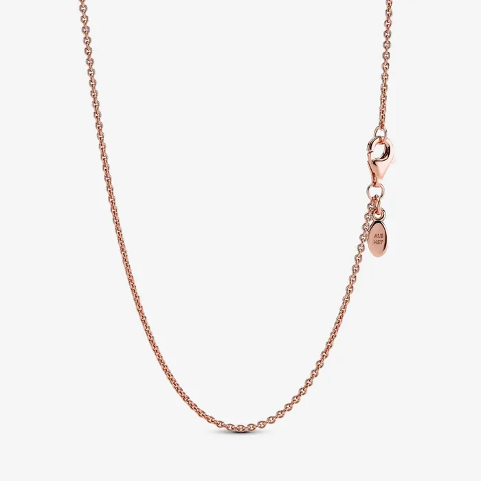 Chain Necklaces Women Pandora Classic Cable Chain Necklace Rose Gold Plated