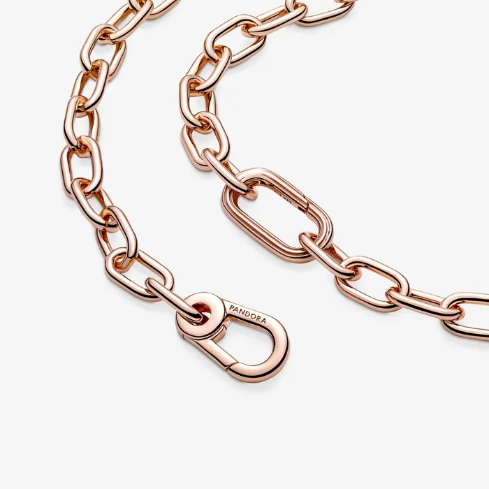 Chain Necklaces Women Pandora Online ME SmallLink Chain Necklace Rose Gold Plated