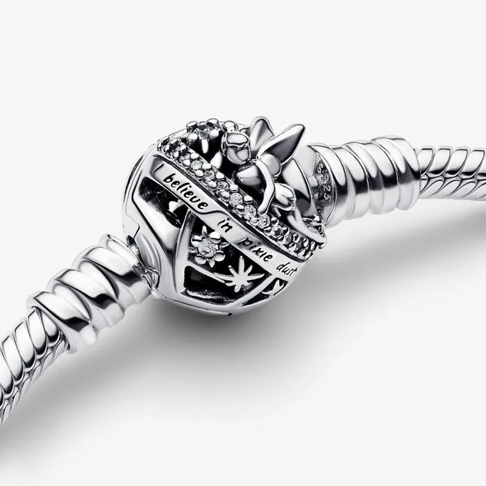 Chains Women Pandora Disney Tinker Bell Clasp Moments Snake Chain Bracelet