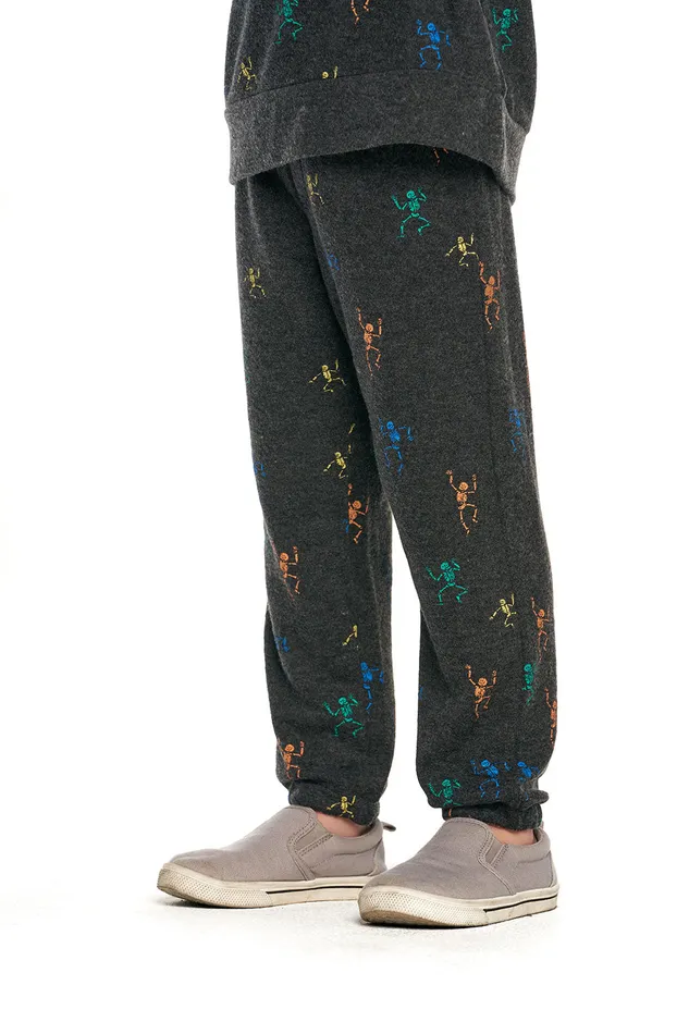 Chaser Brand Bottoms Boys Dancing Skeleton Pants