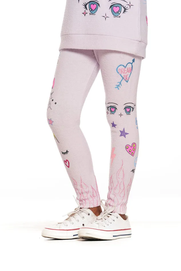 Chaser Brand Bottoms Girls Dear Diary Leggings Chaser Brand Bottoms Girls Dear Diary Leggings