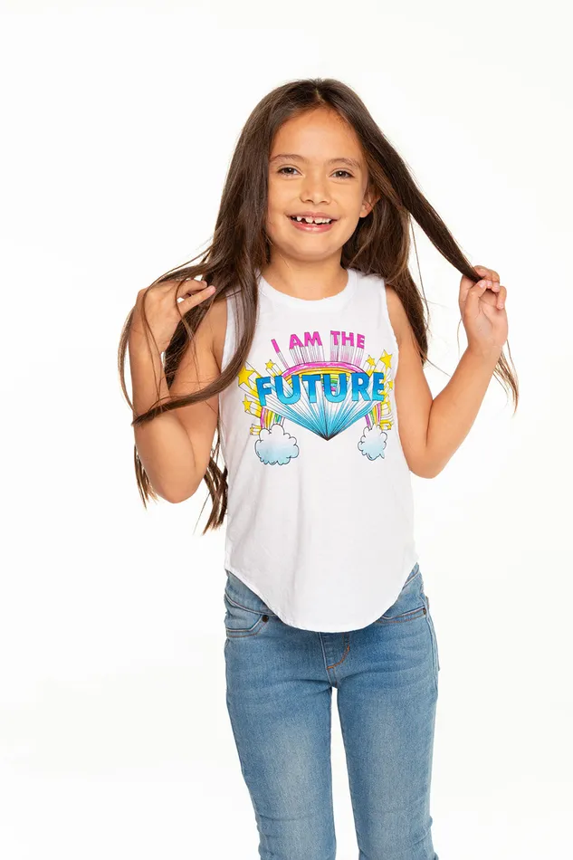 Chaser Brand I Am The Future Girls Tops