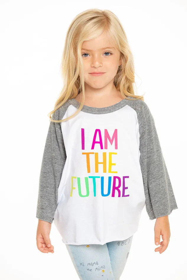 Chaser Brand My Future Baseball Tee Girls Tops