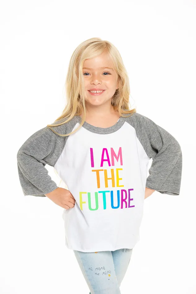 Chaser Brand My Future Baseball Tee Girls Tops