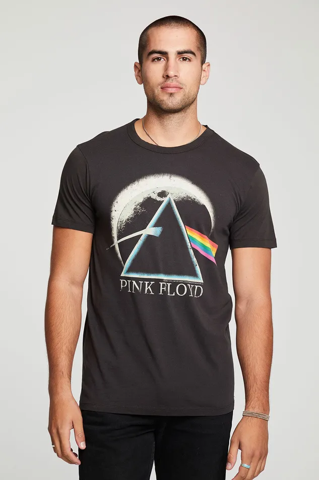 Chaser Brand Tops Mens Pink Floyd Dark Side of the Moon Tour