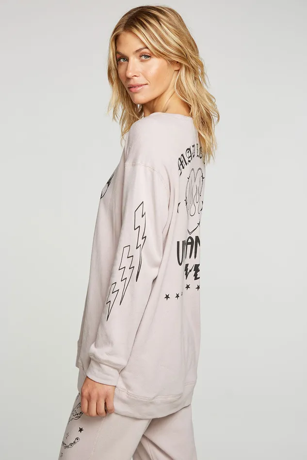 Chaser Brand Tops Womens Dear Diary