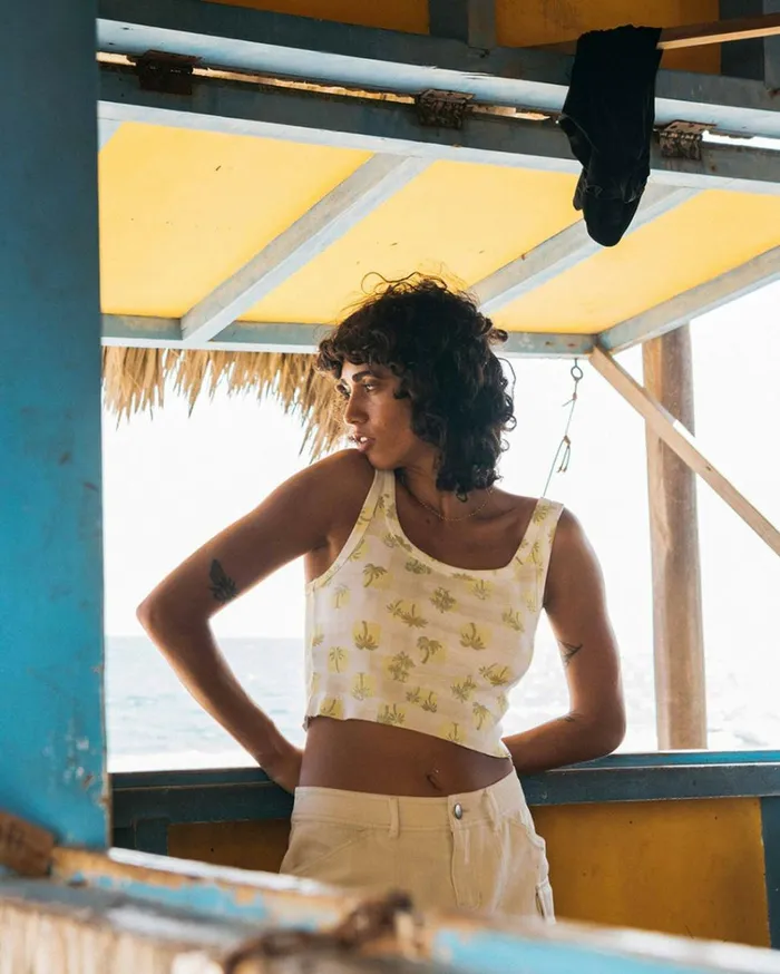 Check The Palms Knit Multi Women Billabong Tops