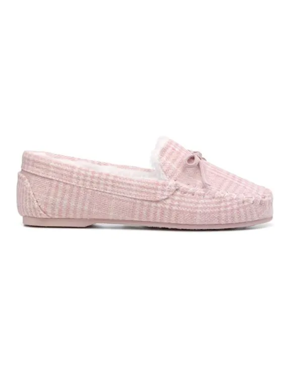 Cherish Slippers Blush Houndstooth Women Hotter Slippers