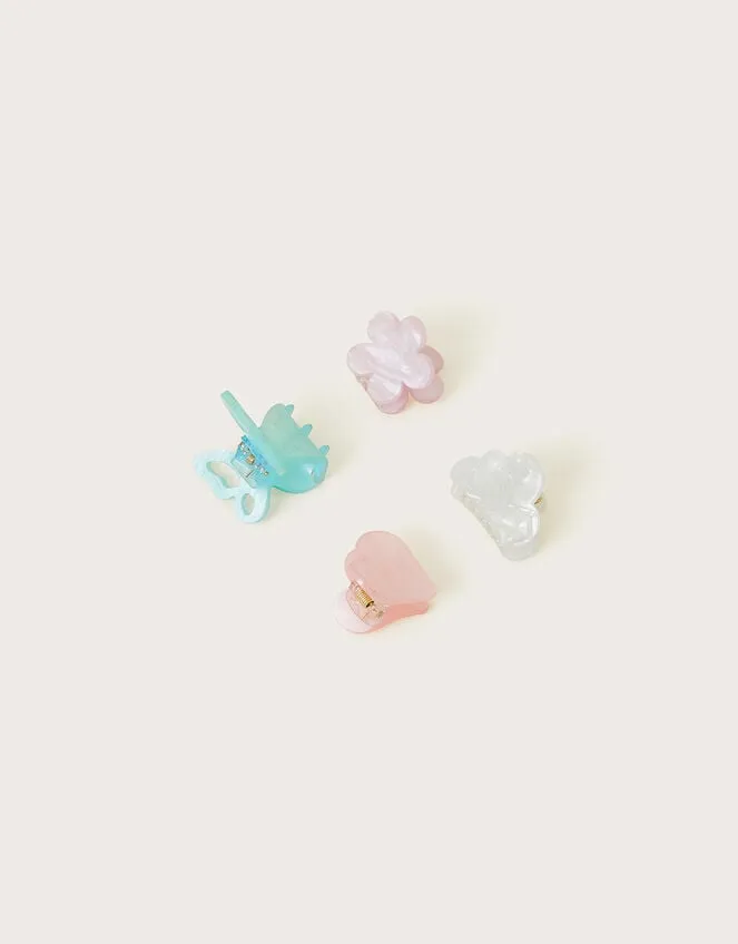 Children 4Pack Pearly Dream Claw Clips Monsoon Girls039 Hair Accessories