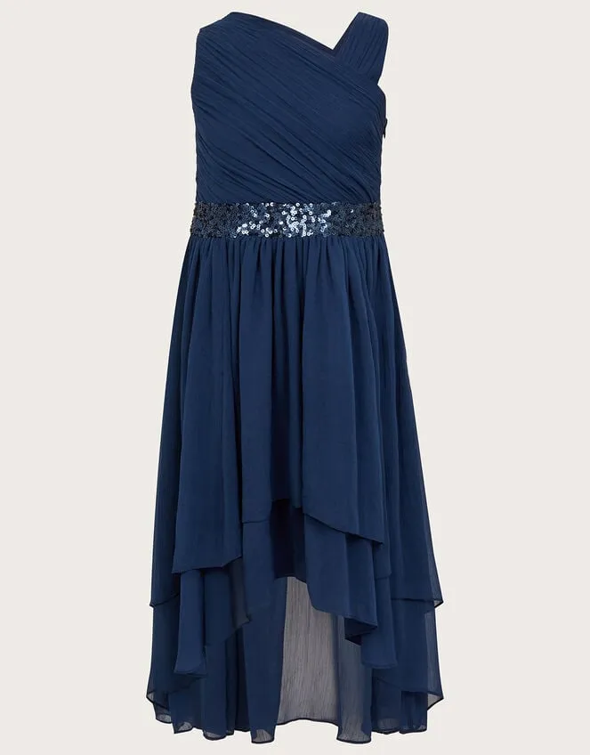 Children Abigail OneShoulder Prom Dress Blue Monsoon Dresses