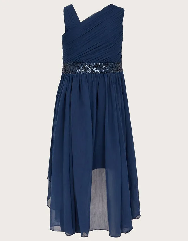 Children Abigail OneShoulder Prom Dress Blue Monsoon Dresses