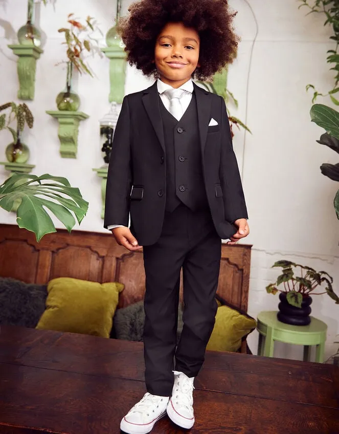 Children Andrew Smart Suit Blazer Black Monsoon Suits and Sets