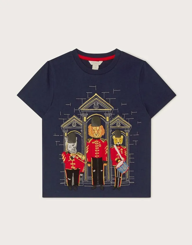 Children Animal London Guards TShirt Blue Monsoon Tops and TShirts
