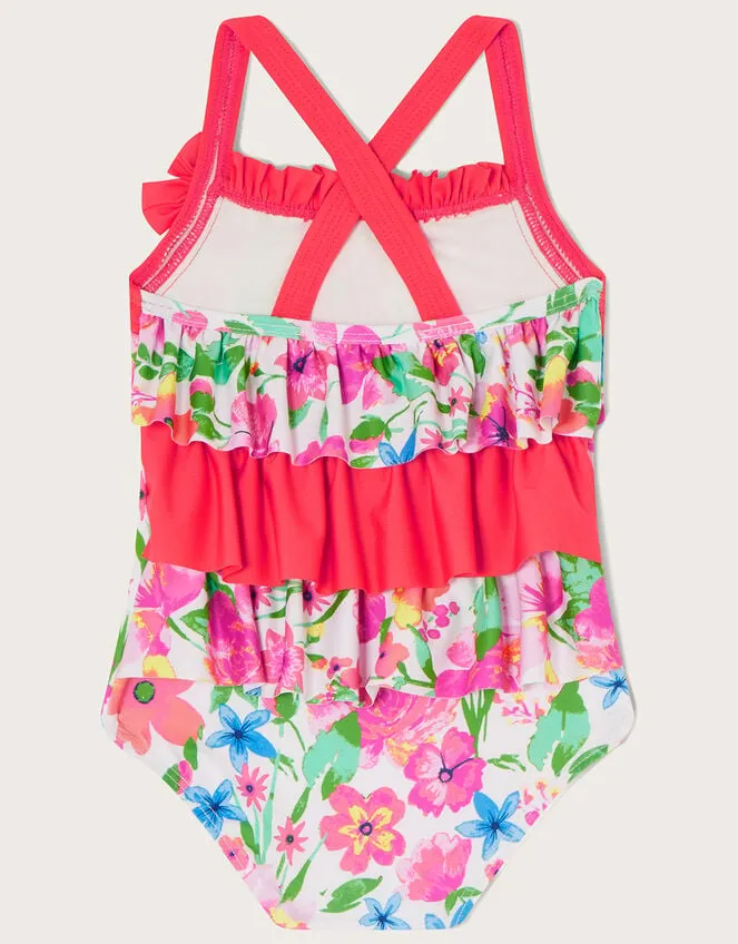 Children Baby Botanical Swimsuit Ivory Monsoon Beachwear and Swimwear