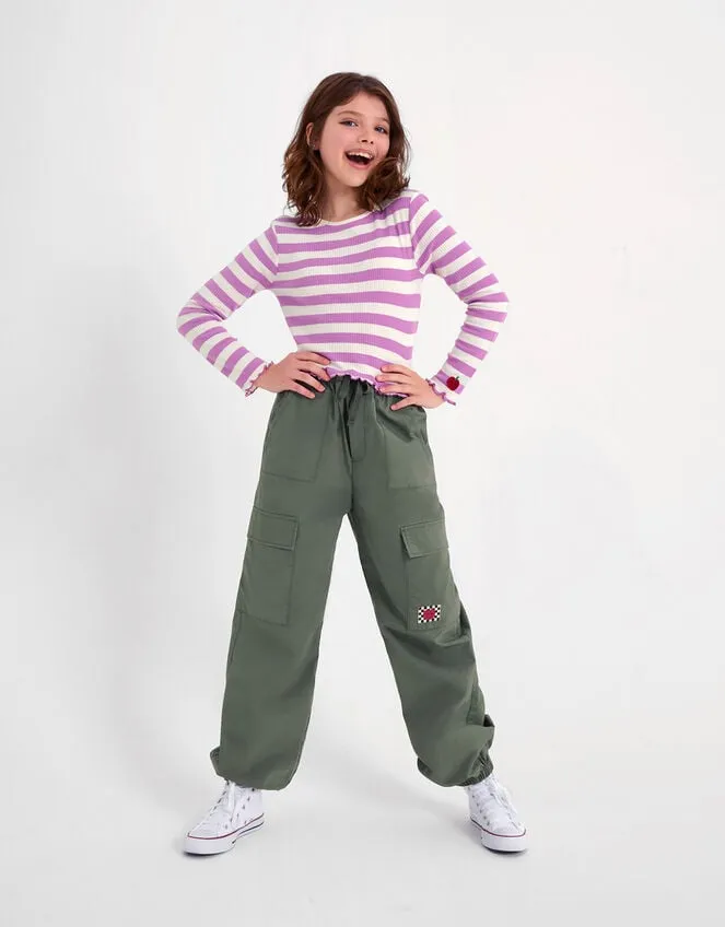Children Cargo Pants Green Monsoon Casualwear Collection