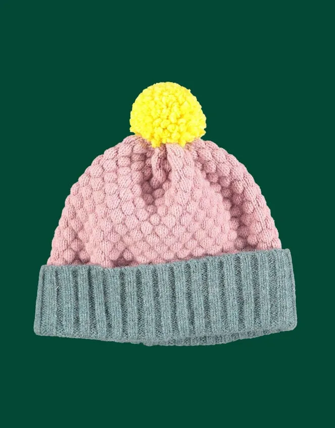 Children Catherine Tough Kids Bobble Hat Pink Monsoon Hats and Sunglasses